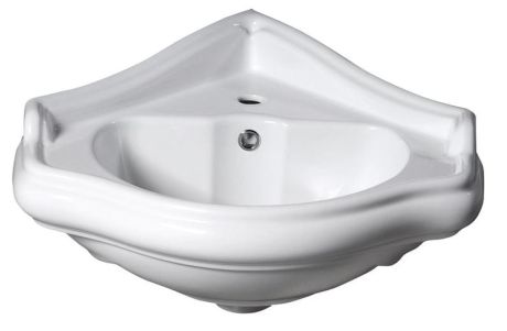 Przejdź do produktu Umywalka narożna 58x57,5 cm Kerasan Retro 103201 biała  