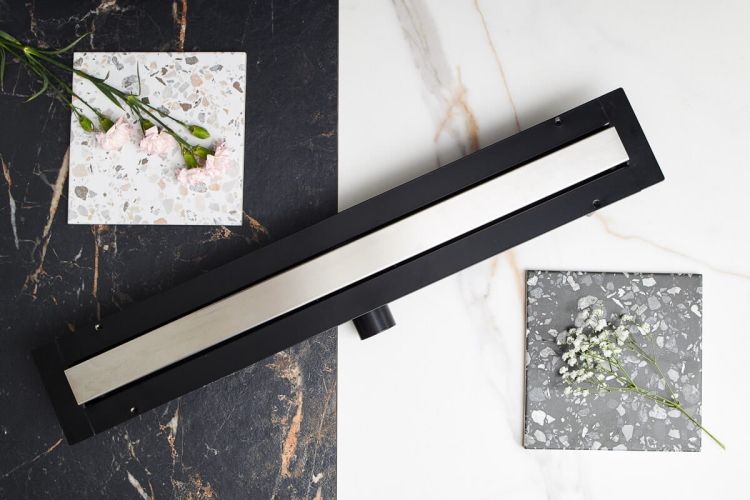 Odpływ liniowy 50 cm super niski Cedor Line PROLIN-BRUSTEDES-50 stal szczotkowane