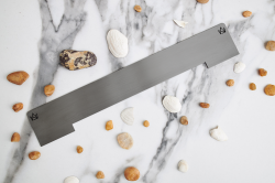 Odpływ ścienny 30 cm super niski Cedor Wall Pro PROWAL-BRUGRADES-30 grafit szczotkowany