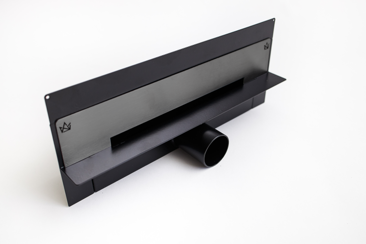 Odpływ ścienny 30 cm super niski Cedor Wall Pro PROWAL-BRUGRADES-30 grafit szczotkowany