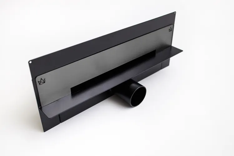 Odpływ ścienny 80 cm super niski Cedor Wall Pro PROWAL-BRUGRADES-80 grafit szczotkowany