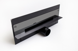 Odpływ ścienny 60 cm super niski Cedor Wall Pro PROWAL-CHRGRADES-60 grafit połysk
