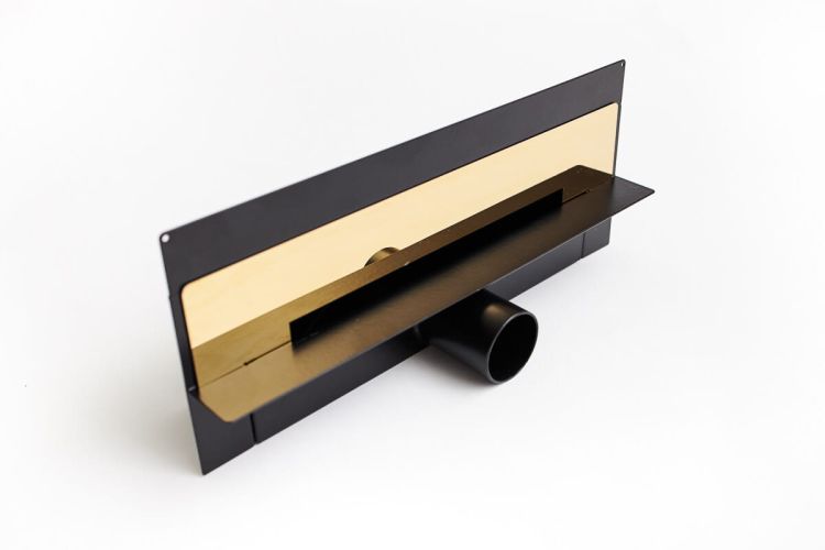 Odpływ ścienny 30 cm super niski Cedor Wall Pro PROWAL-CHRNATDES-30 złoty połysk