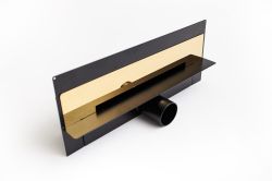 Odpływ ścienny 70 cm super niski Cedor Wall Pro PROWAL-CHRNATDES-70 złoty połysk