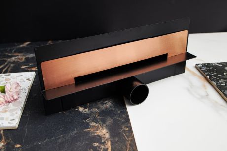 Przejdź do produktu Odpływ ścienny 60 cm super niski Cedor Wall Pro PROWAL-BRUROSDES-60 różowe złoto szczotkowane