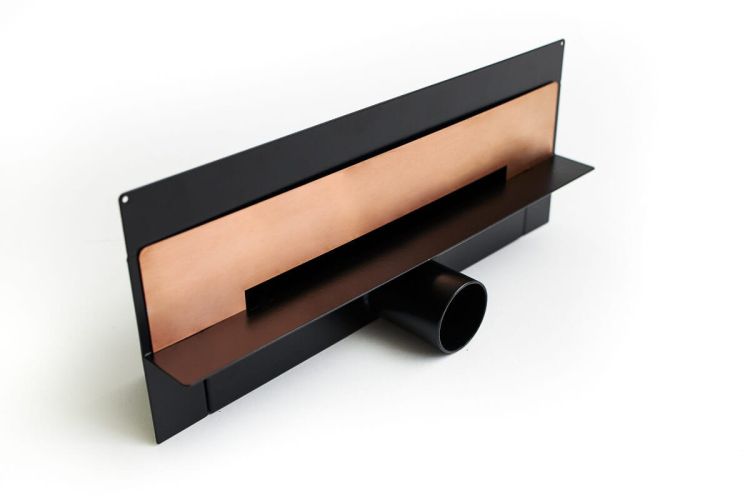 Odpływ ścienny 60 cm super niski Cedor Wall Pro PROWAL-BRUROSDES-60 różowe złoto szczotkowane