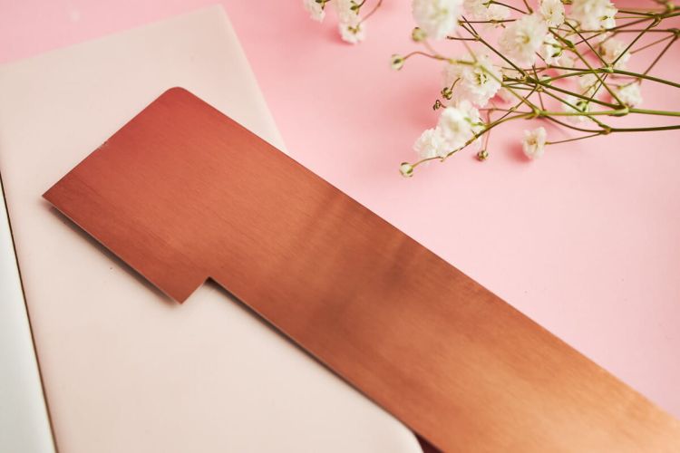 Odpływ ścienny 70 cm super niski Cedor Wall Pro PROWAL-BRUROSDES-70 różowe złoto szczotkowane