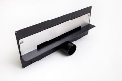 Odpływ ścienny 70 cm super niski Cedor Wall Pro PROWAL-BRUSTEDES-70 stal szczotkowana