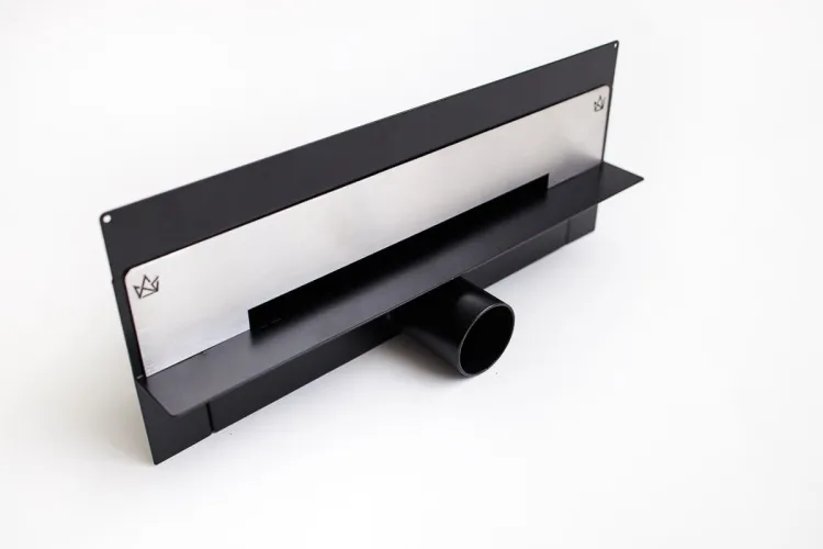 Odpływ ścienny 80 cm super niski Cedor Wall Pro PROWAL-BRUSTEDES-80 stal szczotkowana