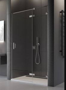 Drzwi prysznicowe 90 cm otwierane na zewnątrz SanSwiss Pur PU13G0901007