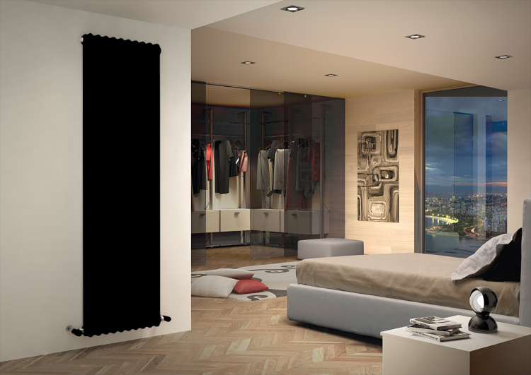 Grzejnik rurowy 36x180 cm Irsap Tesi3 RT3180008K1A402N czarny mat