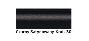 Czarny satynowy