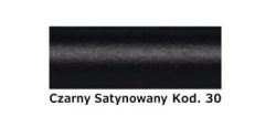 Czarny satynowy