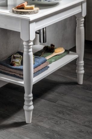 Przejdź do produktu CIMBURA stolik pod umywalkę 100x50x75cm, starobiały