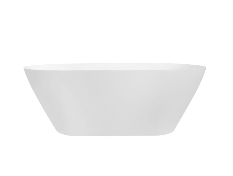 Wanna wolnostojąca narożna 160x68 cm klik-klak chrom Besco Moya #WMMB-160MKC biały mat