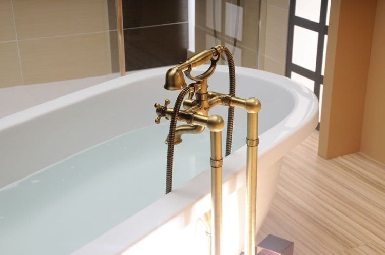 Bateria Retro wannowa stojąca Reitano Atea R301/N bronzo