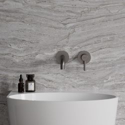 Bateria umywalkowa podtynkowa 2-otworowa grafit Omnires Y1215HGR