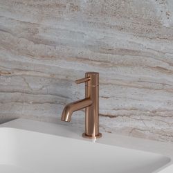 Bateria umywalkowa 16 cm miedź szczotkowana Omnires Y1210NCPB