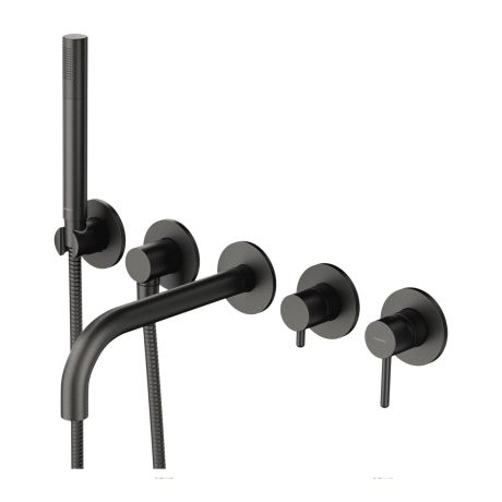 Przejdź do produktu Bateria wannowa 5-otworowa Omnires Y1237/1GR grafit