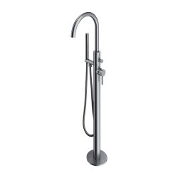 Bateria wannowa wolnostojąca 112 cm Omnires Y1233NI nikiel
