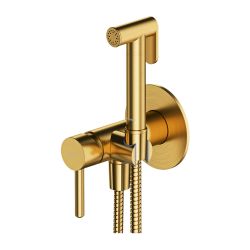 System bidetowy podtynkowy Omnires SYSYBI2GLB złoty szczotkowany