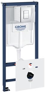 Zestaw instalacyjny Rapid SL 5w1 ze spłuczką do WC i przyciskiem spłukującym Skate Cosmopolitan