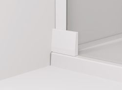 Uchwyt kątowy ściana szkło Sansswis White Line