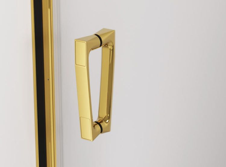 Ergonomiczny i elegancki design uchwytów Cadura Gold Line złoty