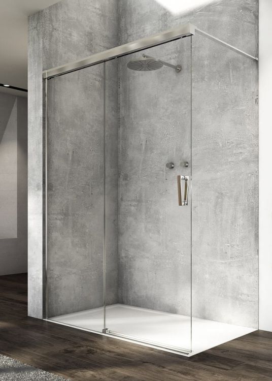 Kabina prysznicowa walk-in 180x200 cm Sanswiss Cadura CAW2G1805007 chrom