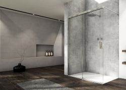 Kabina prysznicowa walk-in 180x200 cm Sanswiss Cadura CAW2G1805007 chrom