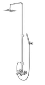 Zestaw prysznicowy podtynkowy z deszczownicą 20x15 cm Kohlman Excelent QW277H chrom