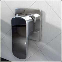 Bateria umywalkowa podtynkowa Kohlman Foxal QW180F chrom