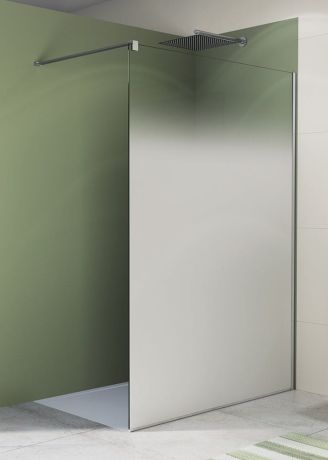 Przejdź do produktu Ścianka prysznicowa wolnostojąca 160x200 cm Sanswiss Walk-In Easy STR4P1605081 chrom połysk szkło Brume