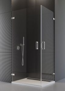 Kabina kwadratowa 100x100 cm drzwi otwierane na zewnątrz SanSwiss Pur PUE1GSM11007+PUE1DSM11007