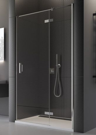Przejdź do produktu Drzwi prysznicowe 120 cm otwierane na zewnątrz SanSwiss Pur PU13PG1201007