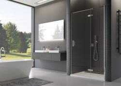Drzwi prysznicowe 120 cm otwierane na zewnątrz SanSwiss Pur PU13PG1201007