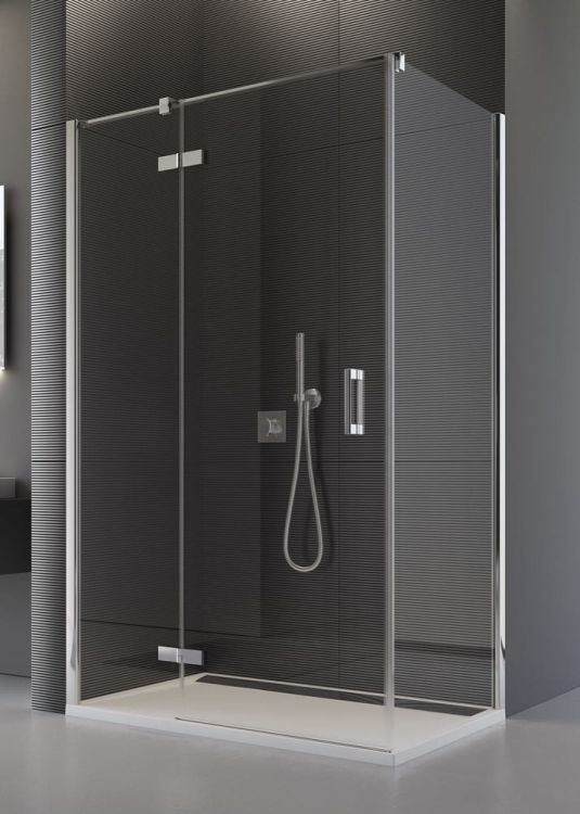 Kabina prostokątna 90x70 cm drzwi otwierane na zewnątrz SanSwiss Pur PU13PD0901007 + PUDT2P0701007