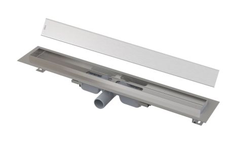 Przejdź do produktu Odpływ liniowy niski 70 cm z rusztem APZ106-650+Design-650 stalowy
