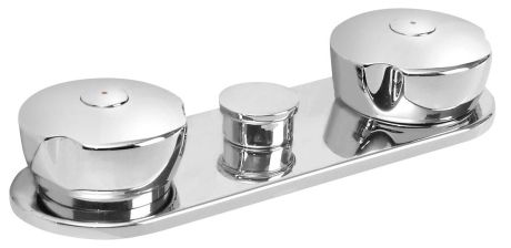 Przejdź do produktu Bateria z przełącznikiem 18x6cm, chrom