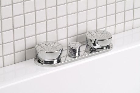 Przejdź do produktu Bateria z przełącznikiem 18x6cm, chrom