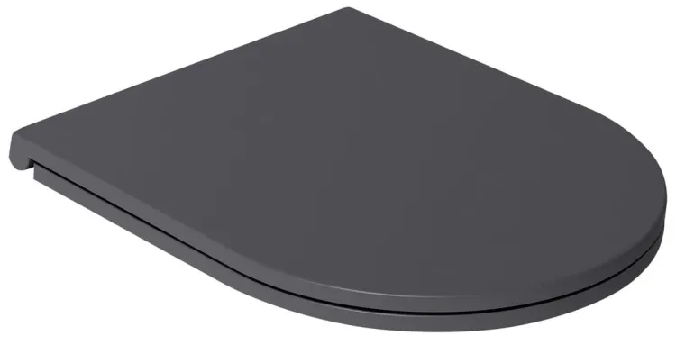 INFINITY Deska WC SLIM, Easy Take, Soft Close, antracyt