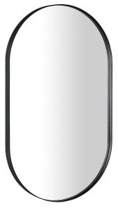 PUNO lustro w metalowej ramie 50x85cm, czarny mat
