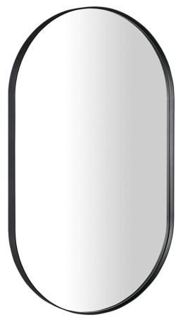 Przejdź do produktu PUNO lustro w metalowej ramie 50x85cm, czarny mat