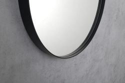 PUNO lustro w metalowej ramie 50x85cm, czarny mat