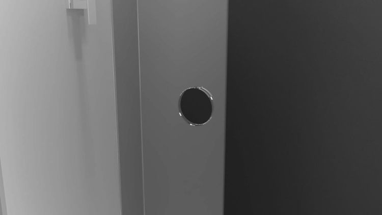 MODULAR SHOWER ścianka z wysuwanym panelem 1000 mm
