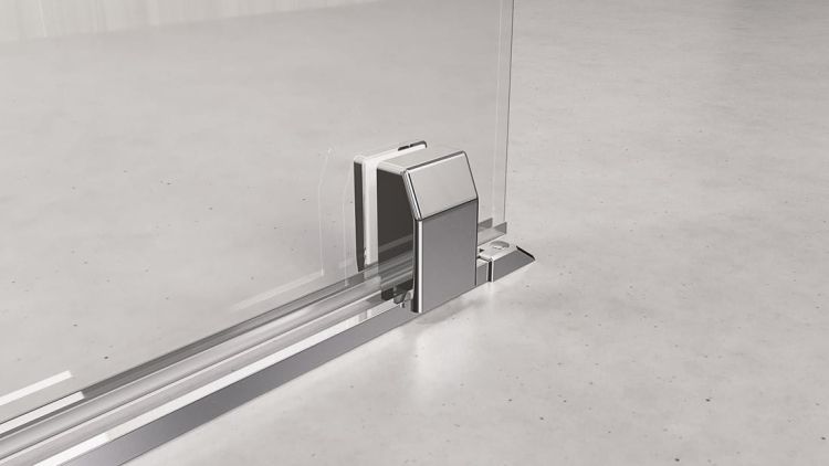 MODULAR SHOWER ścianka z wysuwanym panelem 1000 mm