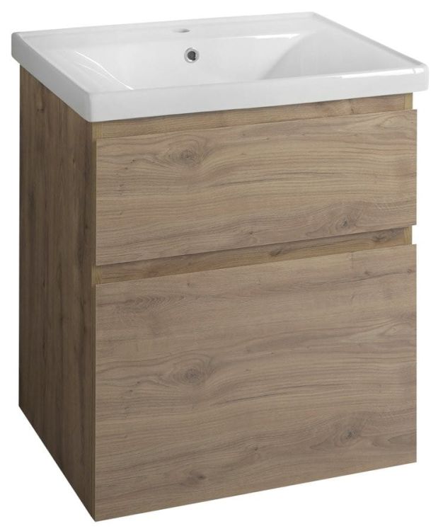 ALTAIR szafka umywalkowa 61,5x72,5x45cm, dąb emporio