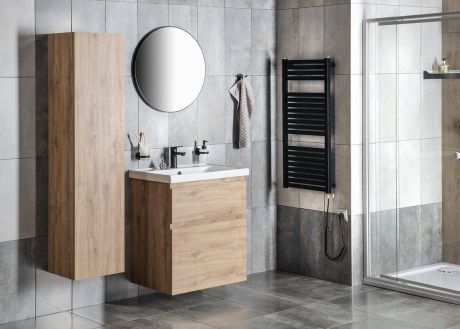 Przejdź do produktu ALTAIR szafka umywalkowa 61,5x72,5x45cm, dąb emporio