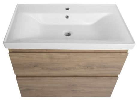 Przejdź do produktu ALTAIR szafka umywalkowa 77,5x60x45cm, dąb emporio