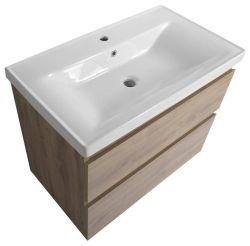 ALTAIR szafka umywalkowa 77,5x60x45cm, dąb emporio